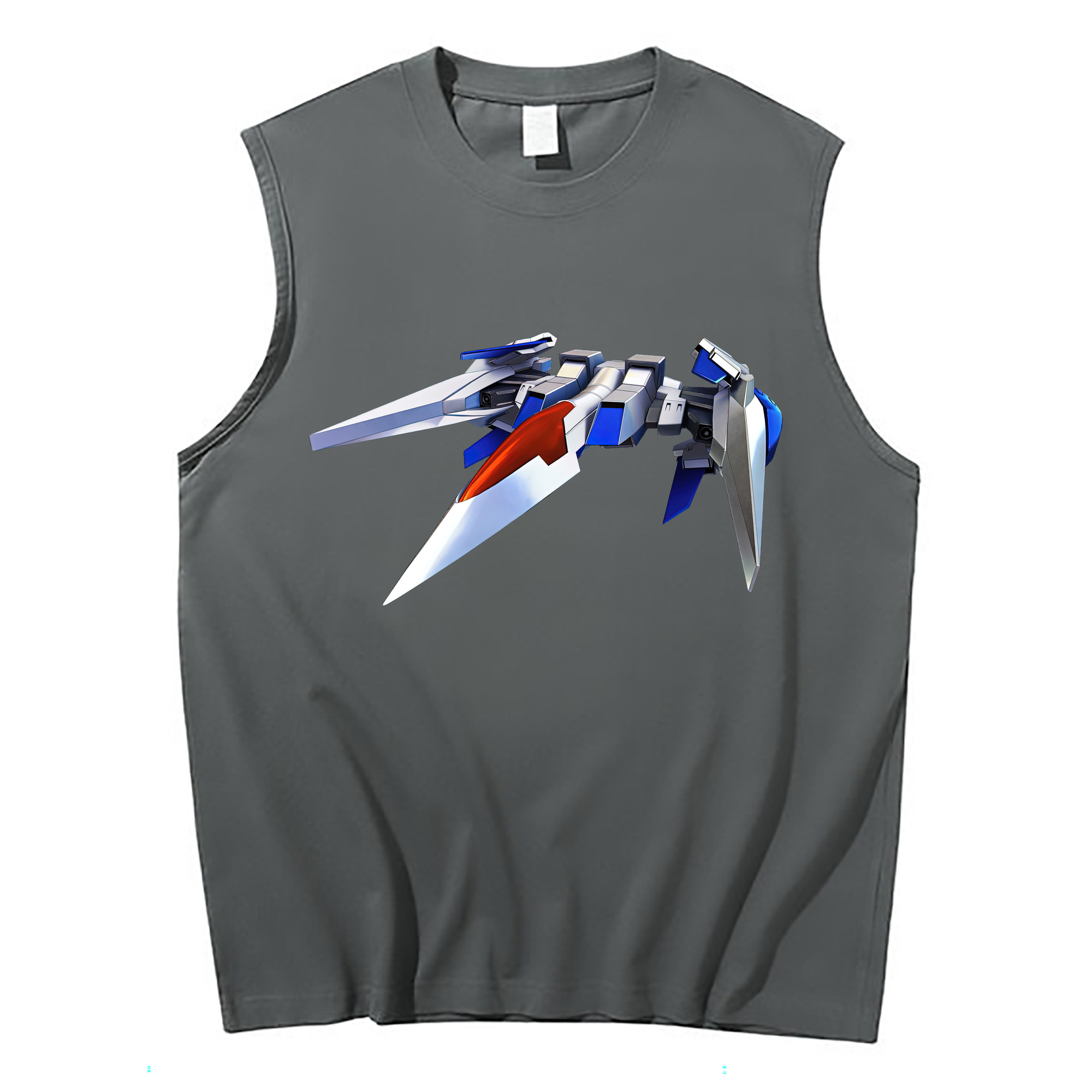 （画像用） 機動戦士ガンダム Mobile Suit Gundam コットン100％タンクトップ（フロントプリント）